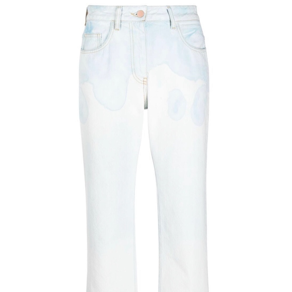 Palm Angels Watercolor Straight Legs Jeans Size 29